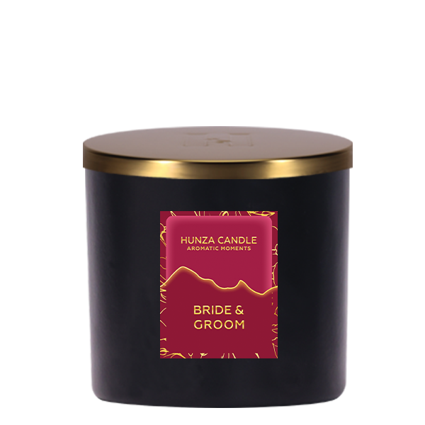 Bride & Groom 3 Wick Luxury Candle