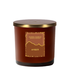 Amber 3 Wick Luxury Candle