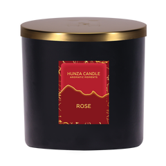 Rose 3 Wick Luxury Candle
