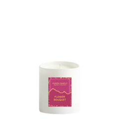 Flower Bouquet Ceramic Shot Candle