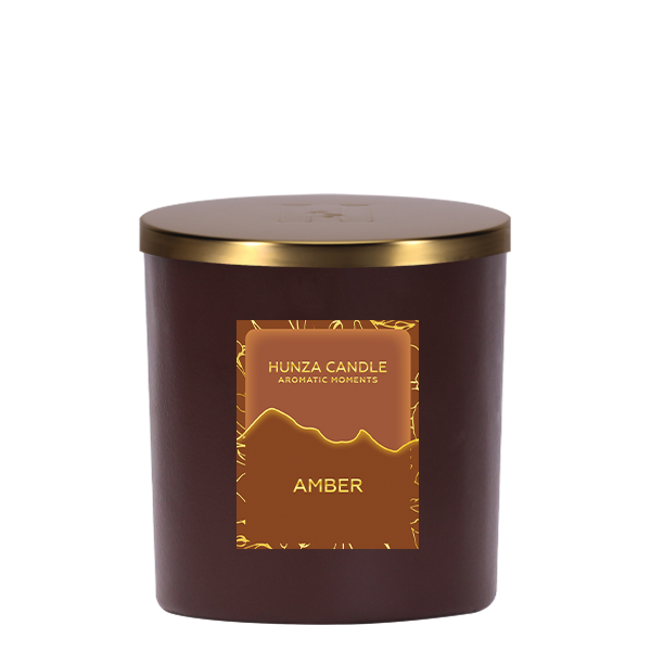 Amber Deluxe Candle Hunza Candle