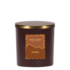 Amber Deluxe Candle Hunza Candle
