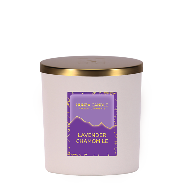 Lavender Chamomile Deluxe Candle Hunza Candle