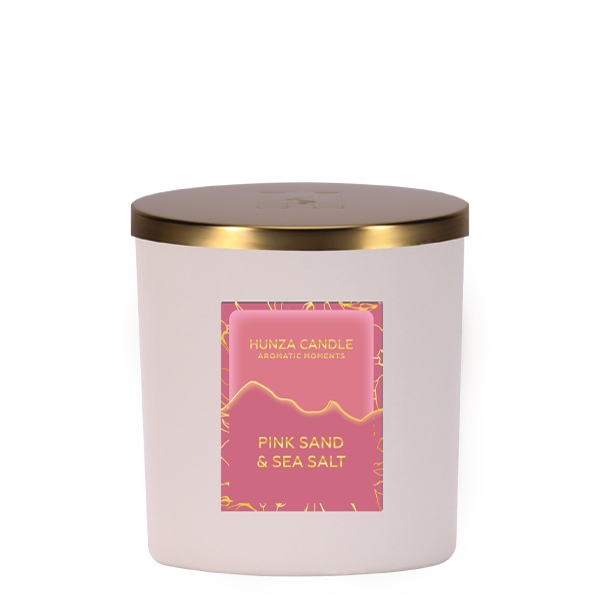 Pink Sand & Sea Salt Deluxe Candle Hunza Candle
