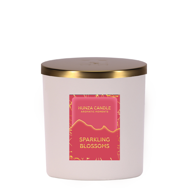 Sparkling Blossom Deluxe Candle Hunza Candle