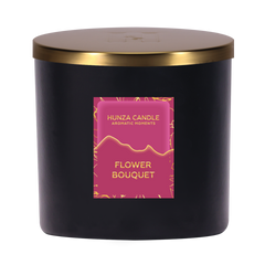 Flower Bouquet 3 Wick Luxury Candle