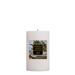 Coastal Trees Pillar Candle 2.4x4