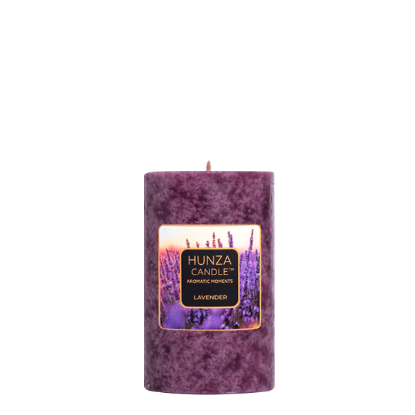 Lavender Pillar Candle 2.4x4