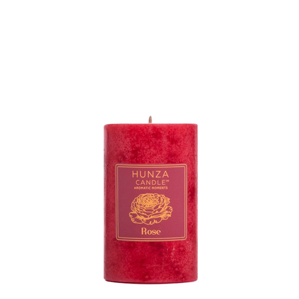 Rose Pillar Candle 2.4x4