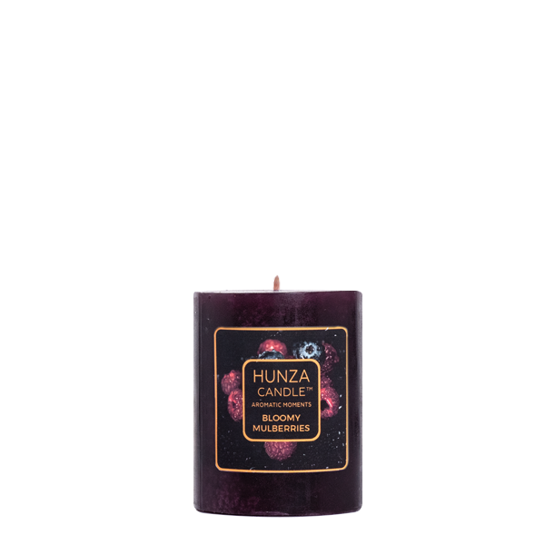 Bloomy Mulberries Pillar Candle 2.4x3