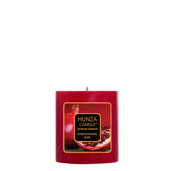 Pomegranate Noir Pillar Candle 3x3