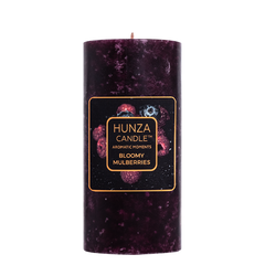 Bloomy Mulberries Pillar Candle 3x6