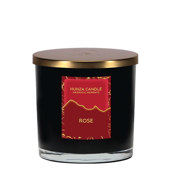 Rose Candle – Delicate, Blooming Essence – Hunza Candle