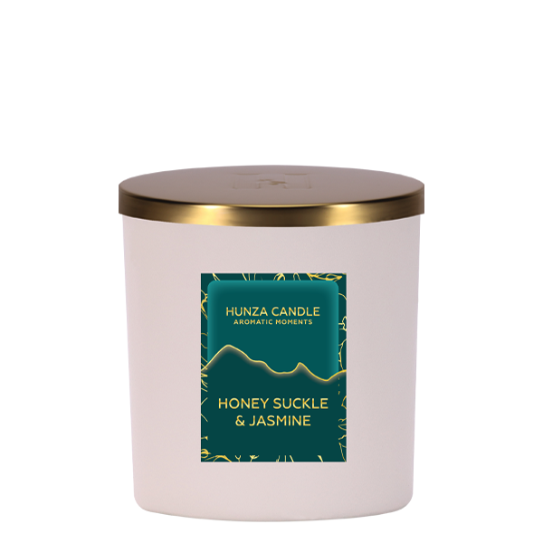 Honeysuckle & Jasmine Deluxe Candle Hunza Candle
